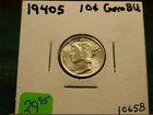 1940 S  Mercury Dime  Item # 10658
