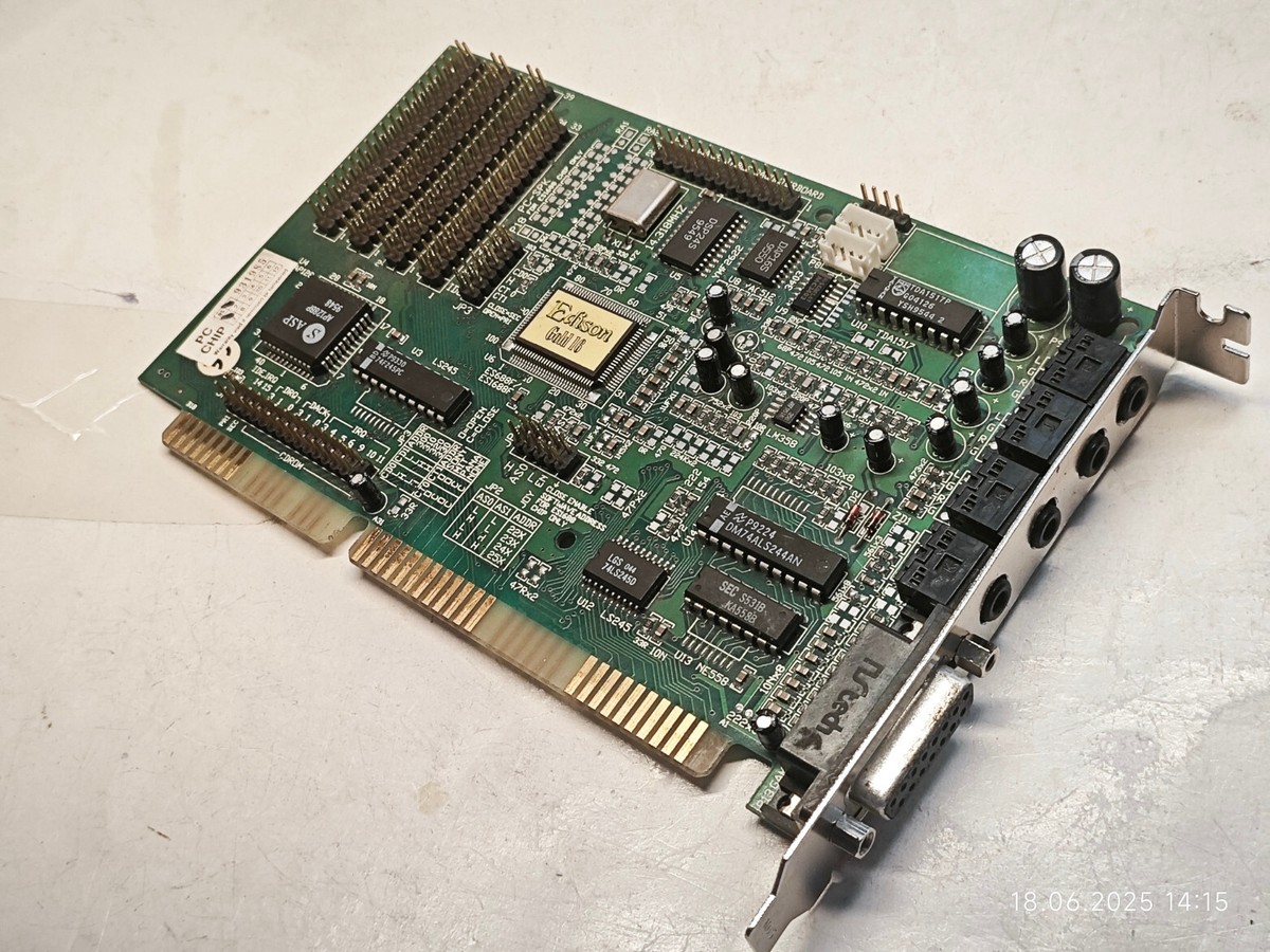 Edison GOLD 16 ISA Sound Card (ESS AudioDrive ES688F) for 486 DOS