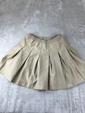 Vintage 70's Lily  s of Beverly Hills Beige Pleated Athletic Skirt Size 12 USA