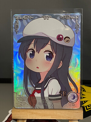 Goddess Story Anime Waifu Doujin Foil Holo SR Card - Hana Shirosaki