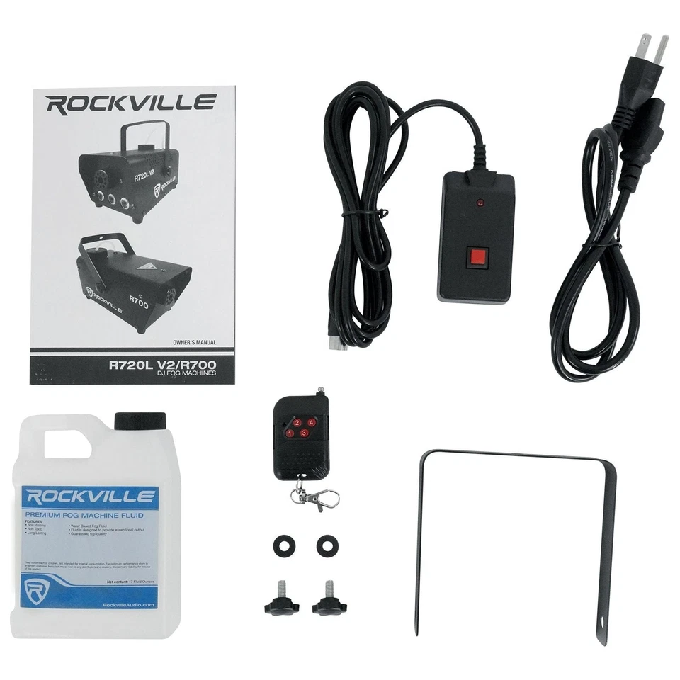 (2) Chauvet DJ Ezlink Par Q6 BT Wireless Bluetooth Wash Lights+Bag+LED Fogger - Image 4 of 4