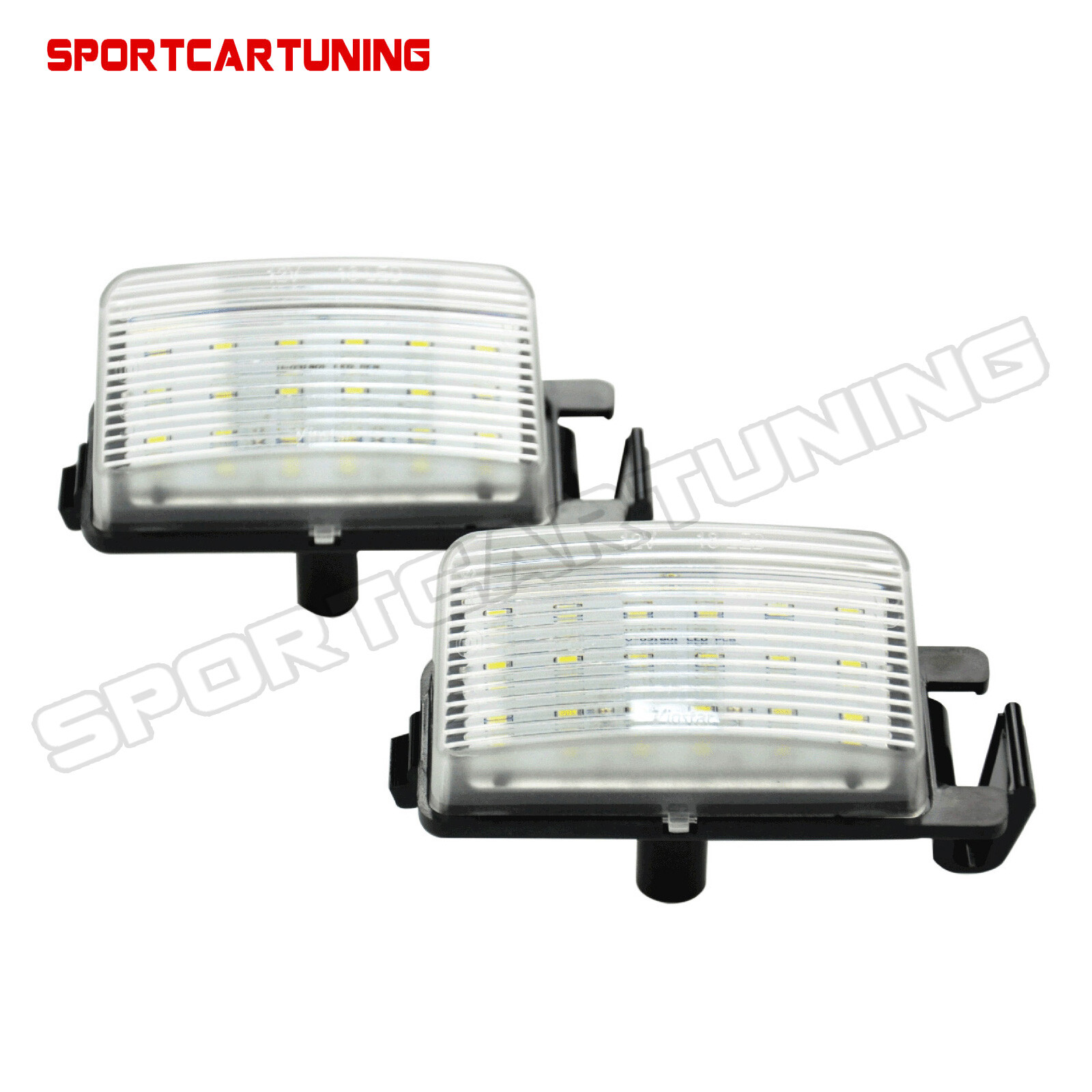 2x White LED License Plate Lights Lamp For Nissan 350Z 370Z GTR