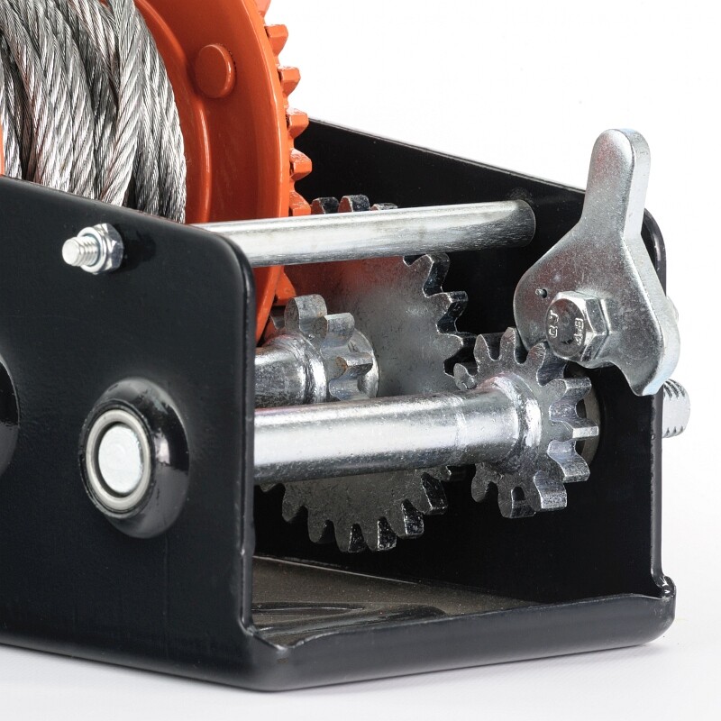 Handseilwinde 1587kg - Professionelle Zugwinde Mit 10m Stahlseil