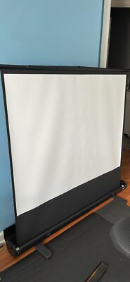 Draper Portable Projection Screen 59-1/2  Diagonal View. Black Case swivel Feet