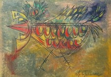 PAOLO DA SAN LORENZO  GALLO MODERNO  1988