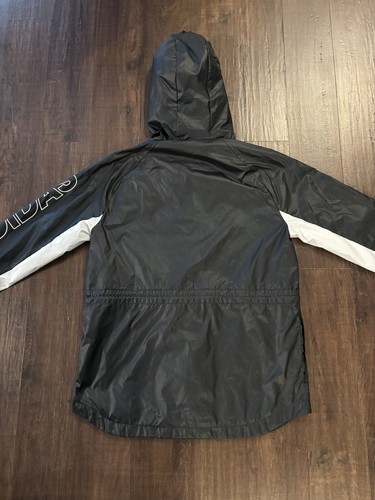Adidas Outline Windbreaker Black Lightweight Hooded Jacket Women's Size Small - Picture 9 of 9