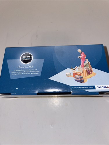 Oxford Diecast Aht004 Austin Heavy Twelve Kingfisher Blue - 143 124 Black Model - Picture 9 of 11