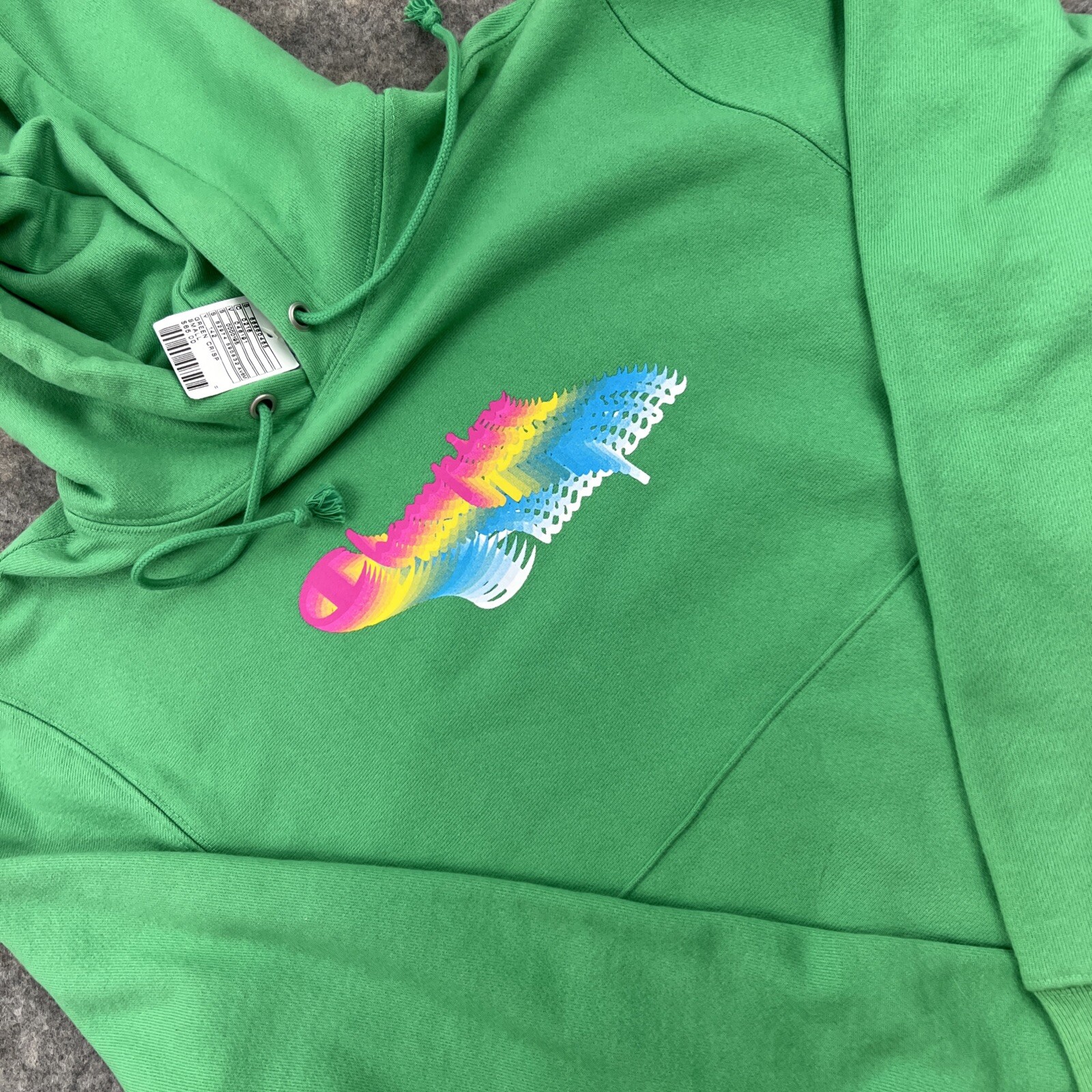 NWT Champion Reverse Weave Hoodie Mens Small Green Heavyweight Sweatshirt