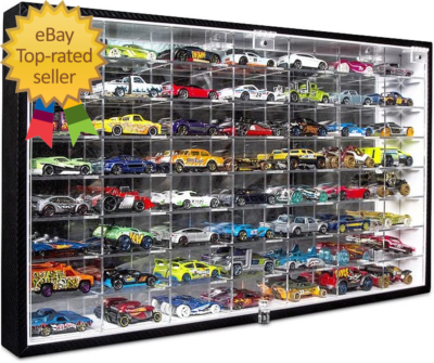 JACKCUBE Design Hot Wheels 1/64 Scale Diecast Display Case Storage