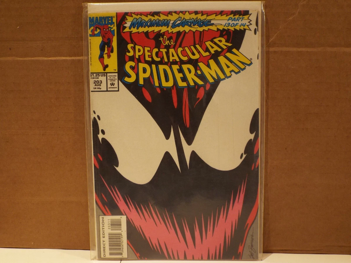lot3 marvel comic books the spectacular spider-mam #203 | eBay