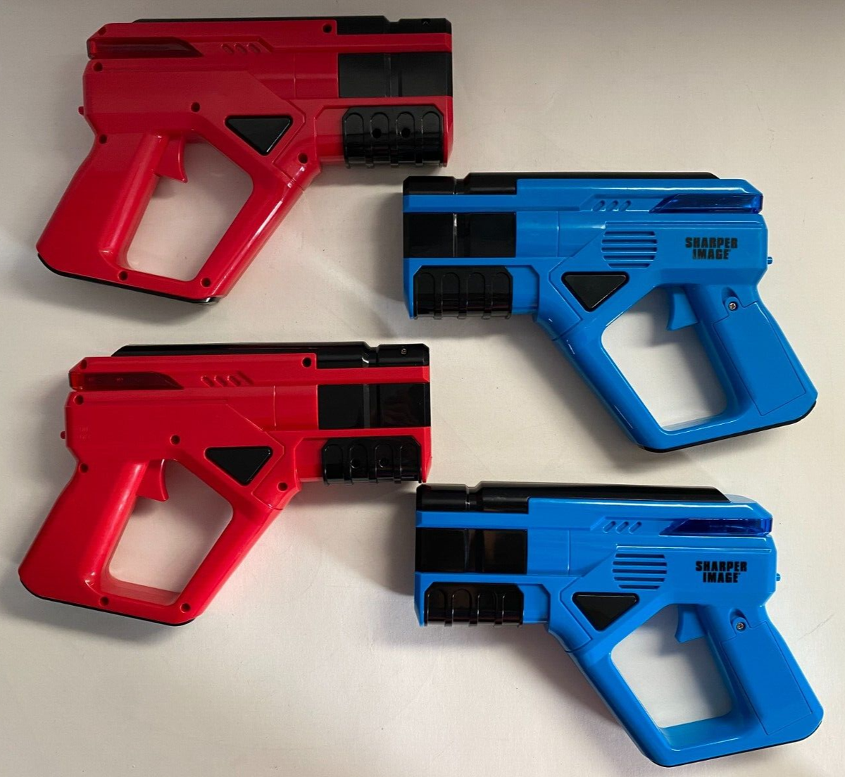 Sharper Image 4 Player Set Electronic Laser Tag 8+ages Red and