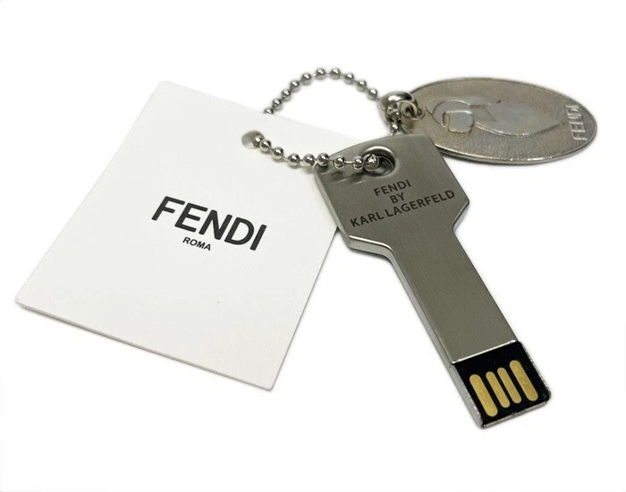 FENDI By KARL LAGERFELD USB Charm Keychain Rare | eBay