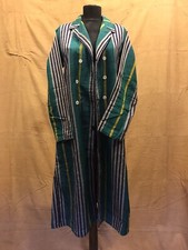 Vintage uzbek chapan clothes, interiors bohemian jacket robe