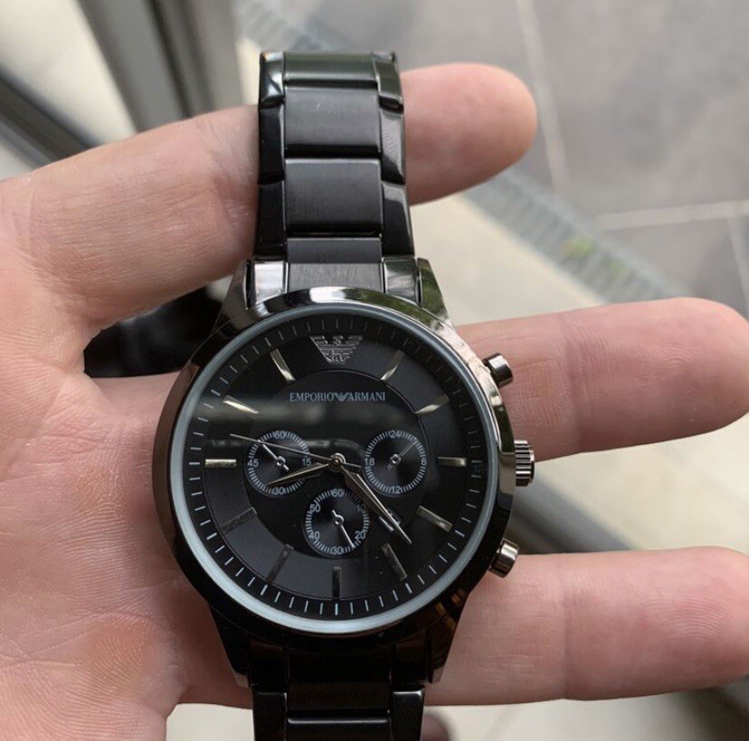 emporio armani ar1451 men's chronograph quartz watch