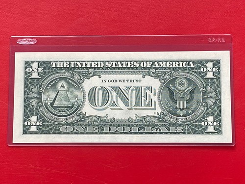 2003 Star note $1 DOLLAR BILL ( SAN FRANCISCO L ) UNCIRCULATED - Picture 3 of 3