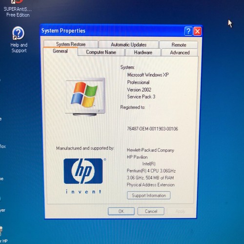 HP Pavilion a1010y PC Retro Gaming Pentium 4 3,06GHz 512MB RAM (Windows XP Pro) - Bild 4 von 12
