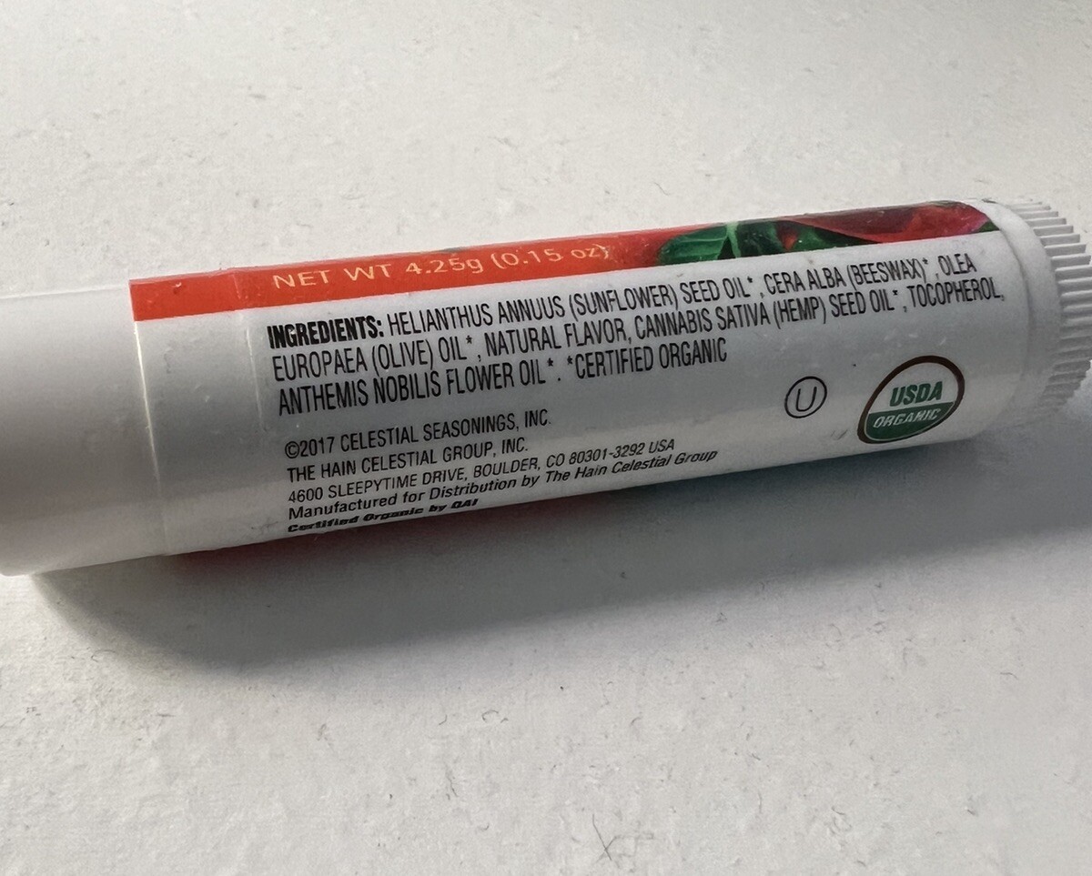 Celestial Seasoning country Peach Passion New Lip Balm Rare Hard To Find