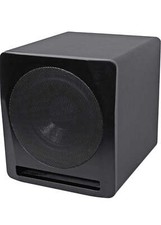 Rockville APM10B Active Studio Subwoofer in Black, 10"", 400W, MDF Wood, RCA/XLR