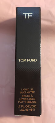 Tom Ford Liquid Lip Luxe Matte, Color  Heatwave Full Size .2oz/6mL,New In Box