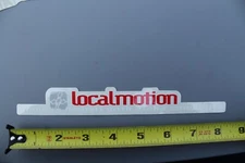 Local Motion Surfboards Hawaii Clear Red Grey OG V52C Vintage Surfing STICKER