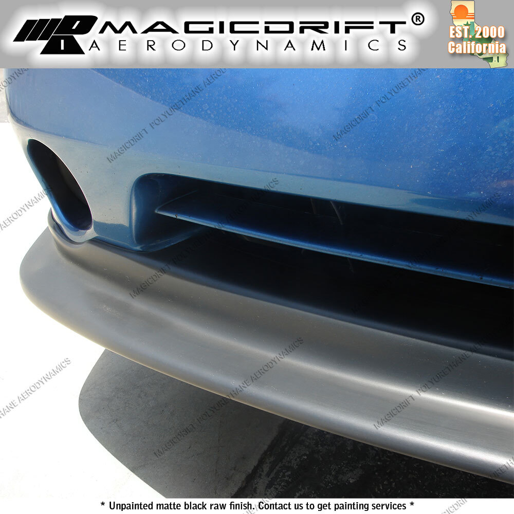 MDP Style Front Bumper Lip For 2010-2013 Nissan Altima Coupe - Flexible Polyurethane, VIP Look, Requires Painting