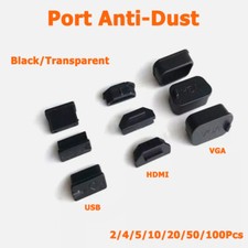 USB HDMI VGA Computer Port Dustproof Plugs Anti-Dust PVC Rubber Protector Covers