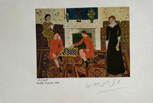 Henri Matisse, Original Hand-signed Lithograph with COA & Appraisal of $3,500( - Afbeelding 1 van 5