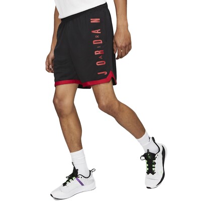 Nike Jordan Jumpman GFX Knit Shorts Black/Gym Red BNWT FREE