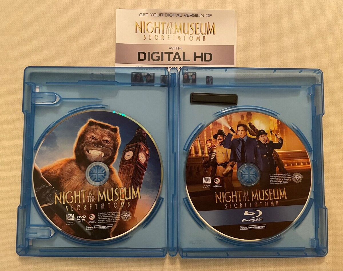 Night At The Museum 3 Secret of the Tomb Blu-Ray + DVD + Digital