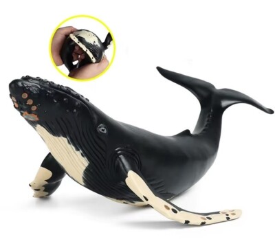 HUMPBACK Whale Ocean Toy Action Figure Small Animal Figurine Doll Gift for Kids