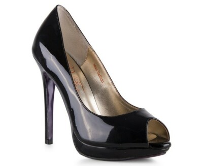 PEEP TOE HEELS Black Miss Saffron 38 $230 Australia