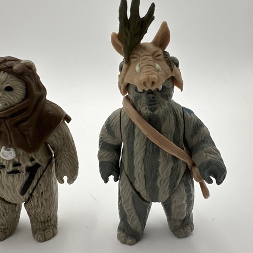 1984 & 1984 Star Wars EWOK Teebo, Logray, Chief Chirpa x2 *READ BELOW* - Picture 5 of 24