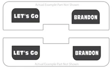 AR Dust Cover ID Decal - All Calibers, Fits 350 Legend, 300 Blackout, 6.5 Gren