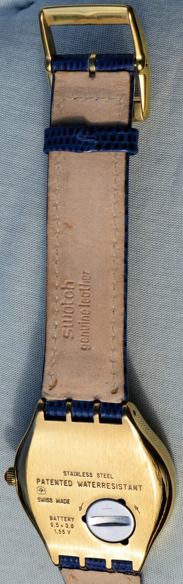 Lovely Swatch Irony 1995 Watch Blood Blue YGG102 Tuttora New Ygg