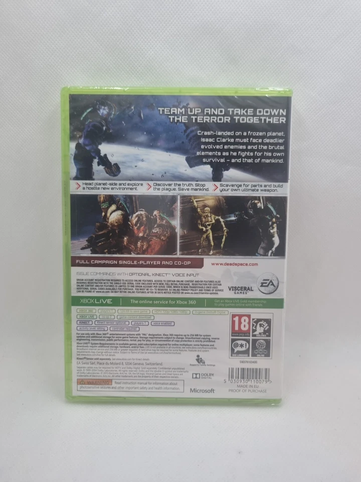 Xbox 360 Dead Space 3 - Horror Game - BRAND NEW SEALED! DAMAGE SEE DESCRIPTION. - Image 3 of 4