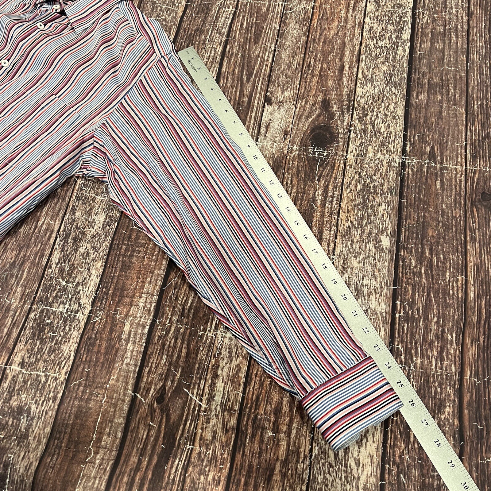 Bugatchi Men Multicolor Button Down Long Sleeve C… - image 11