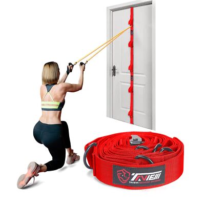 Door Anchor Resistance Band Workout Routine For Beginners Door