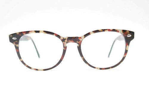 Eyes and More Rogier 52[]19 145 Red Black Oval Glasses Frame