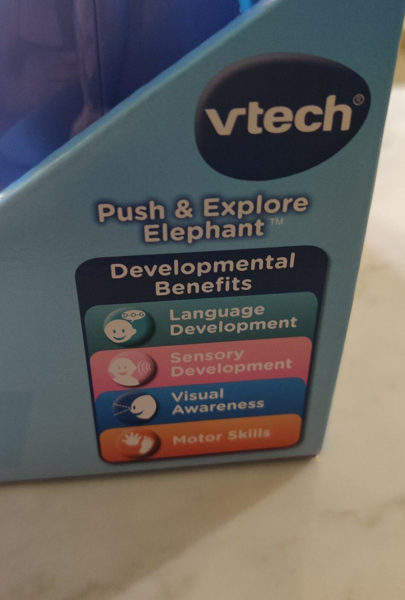 VTech. Push And Explore Elephant. 6-36 Months. Purple