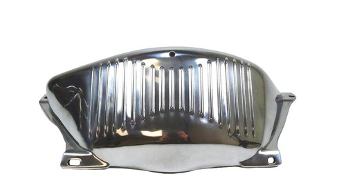Polished Aluminum GM Chevy Turbo 350 400 Flywheel Dust Cover Street Hot Rat Rod - 第 1/1 張圖片