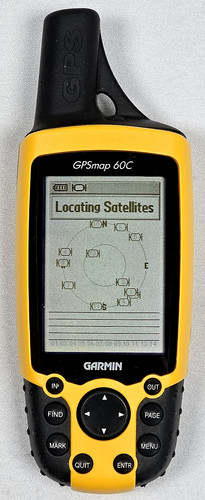 Garmin GPSMAP 60C Handheld GPS Unit Hunting Fishing Outdoor ~ No Back, POWERS ON