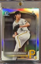 2025 Bowman Draft Seth Hernandez Bowman 1st Refractor - Pittsburgh Pirates 1st