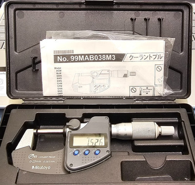 MITUTOYO MDC-25PX #293-240-30 0-25  DIGIMATIC  MICROMETER  0-25mm, 0.001mm RES.