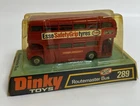 Vintage Dinky Toys 289 Routemaster Bus Red In Original Bubble Box NM