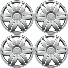 Set Of 4 Hubcaps 15 Inch Silver Abs Wheel Covers For 2000 - 2001 Toyota Camry Set Of 4 Hubcaps 15 Inch Silver Abs Wheel Covers For 2000 - 2001 Toyota Camry