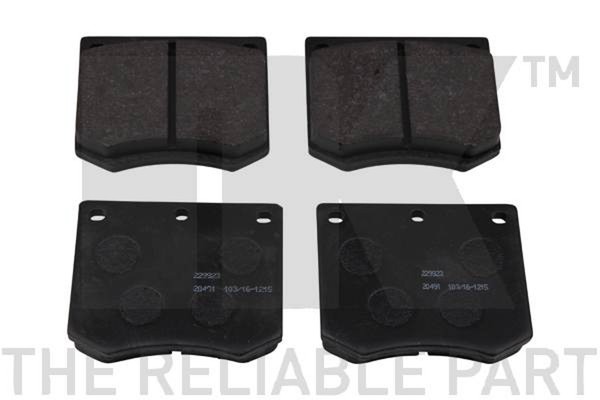 Bremsbelagsatz Scheibenbremse NK 229923 FüR Ford Capri 3 Gecp Taunus Gbts Gbfs 2-image