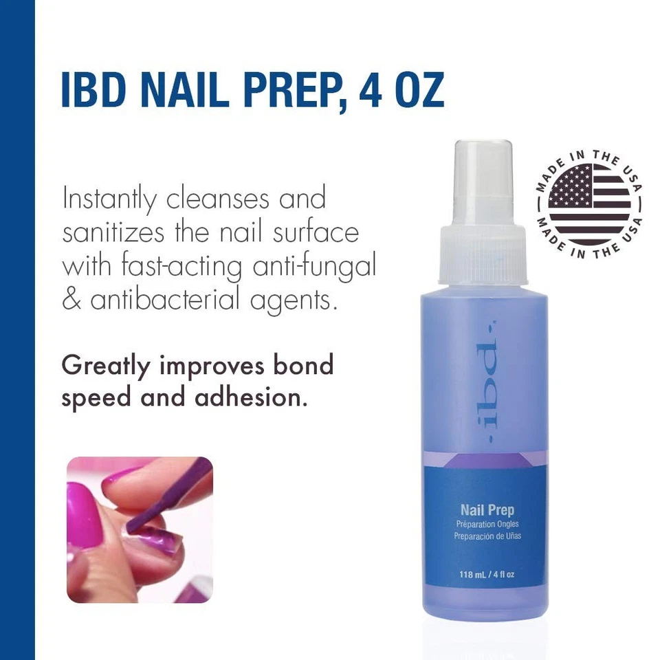 ibd Nail Prep - Cleanses & Sanitizes 16 oz - Image 3 of 4