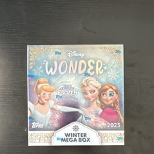 Topps Disney Wonder Winter Mega Box 2025 Exclusive Frozen Trading Cards