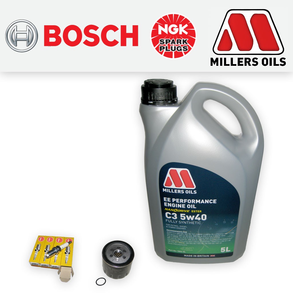 SERVICE KIT for VAUXHALL ASTRA H MK5 1.6 16V Z16XEP OIL FILTER PLUGS +5w40 OIL