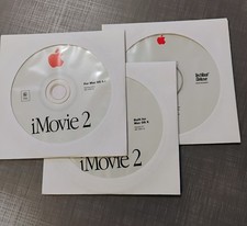 Apple iMovie 2.1 6913043A Installation Discs. OS9 and OSX